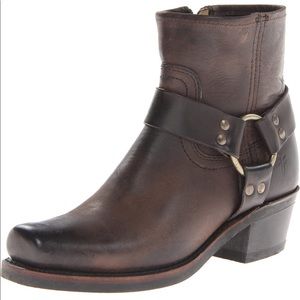 FRYE Women's Harness 6-Inch Ankle Boot, Gaucho Oiled Leather, 7 M US